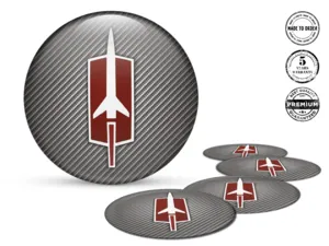 Oldsmobile Felgenaufkleber Edition Epoxy-Dome-Upgrade